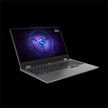 Lenovo LOQ 15IRX10 notebook 15,6" FHD, IC i7-13645HX, 16GB, 512GB, RTX 5060 8GB, 60Wh, 245W, nincs OS, holdszürke