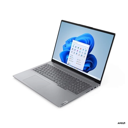 Lenovo ThinkBook 16 G6 ABP notebook WUXGA, AMD Ryzen 5 7430U, 16GB, 512GB SSD, nincs op. rendszer, sarkvidéki szürke