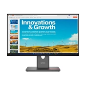 Lenovo ThinkVision P24QD-40 monitor 23,8" QHD IPS 120Hz, állítható magasságú, elfordítható, pivot állvány