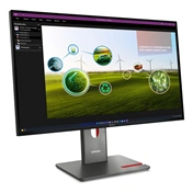 Lenovo ThinkVision P27Q-40 monitor 27" QHD IPS 120Hz, állítható magasságú, elfordítható, pivot állvány