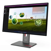 Lenovo ThinkVision P27Q-40 monitor 27" QHD IPS 120Hz, állítható magasságú, elfordítható, pivot állvány