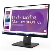 Lenovo ThinkVision T24D-40 monitor 23,8" FHD IPS 120Hz, USB-C, állítható magasságú, elfordítható, pivot állvány