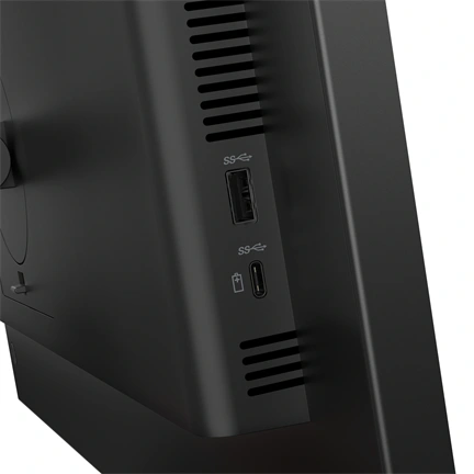 Lenovo ThinkVision T24D-40 monitor 23,8" FHD IPS 120Hz, USB-C, állítható magasságú, elfordítható, pivot állvány
