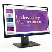 Lenovo ThinkVision T24D-40 monitor 23,8" FHD IPS 120Hz, USB-C, állítható magasságú, elfordítható, pivot állvány