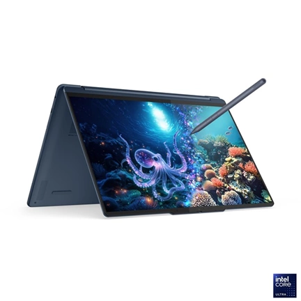 Lenovo Yoga 9 2-in-1 14ILL10 notebook 14" 2,8K OLED, Intel Core Ultra 7 256V, 16GB, 1TB SSD, Win 11 Home, kozmikus kék