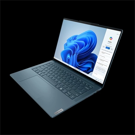 Lenovo Yoga Pro 7 14AHP9 notebook 14,5" 2,5K IPS AMD Ryzen 7 8845HS 16GB LPDDR5x 512GB SSD nincs op. rendszer, zöldeskék