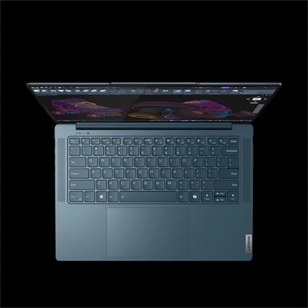 Lenovo Yoga Pro 7 14AHP9 notebook 14,5" 2,5K IPS AMD Ryzen 7 8845HS 16GB LPDDR5x 512GB SSD nincs op. rendszer, zöldeskék