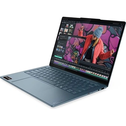 Lenovo Yoga Slim 7 14AKP10 notebook 14" WUXGA OLED, AMD Ryzen AI 7 345, 16GB, 512GB, nincs OS és töltő, tajtékzöld