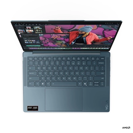 Lenovo Yoga Slim 7 14AKP10 notebook 14" WUXGA OLED, AMD Ryzen AI 7 350, 32GB, 1TB SSD, Windows 11 Home, tajtékzöld