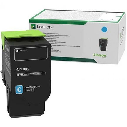 Lexmark 78C2UCE CS521, CS/CX622 ciánkék nagy kapacitású 7K tonerkazetta