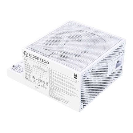 Lian Li Edge1300 tápegység - teljesen moduláris, 80Plus Platinum, ATX3.1, 1300W, fehér
