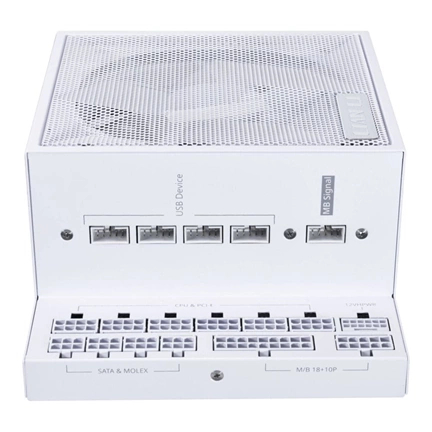 Lian Li Edge1300 tápegység - teljesen moduláris, 80Plus Platinum, ATX3.1, 1300W, fehér