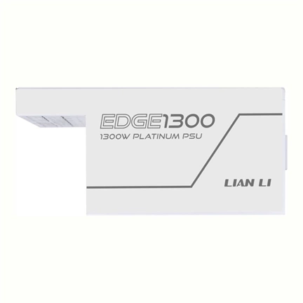 Lian Li Edge1300 tápegység - teljesen moduláris, 80Plus Platinum, ATX3.1, 1300W, fehér
