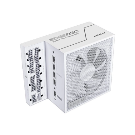 Lian Li Edge850 tápegység - teljesen moduláris, 80Plus Platinum, ATX3.1, 850W, fehér