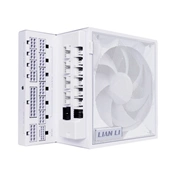 Lian Li Edge Gold tápegység - L-alakú, teljesen moduláris, ATX3.1, PCIe5.1, 12V-2x6, 1200W, fehér Lian Li Edge Gold tápegység - L-alakú, teljesen moduláris, ATX3.1, PCIe5.1, 12V-2x6, 1200W, fehér