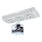 Lian Li HydroShift II OLED Curved 360P28 vízhűtőrendszer UNI FAN P28 V2 ventilátorokkal, fehér