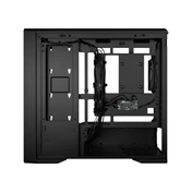 Lian Li Vector V150 INF számítógépház - micro-ATX, Infinity Mirror előlap, edzett üveg, 3db ARGB PWM ventilátor, fekete