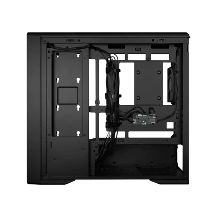 Lian Li Vector V150 INF számítógépház - micro-ATX, Infinity Mirror előlap, edzett üveg, 3db ARGB PWM ventilátor, fekete