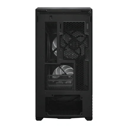 Lian Li Vector V150 INF számítógépház - micro-ATX, Infinity Mirror előlap, edzett üveg, 3db ARGB PWM ventilátor, fekete