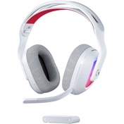 Logitech Astro A20 X vezeték nélküli fejhallgató játékhoz Playsync Audio-val és Lightsync RGB-vel, fehér