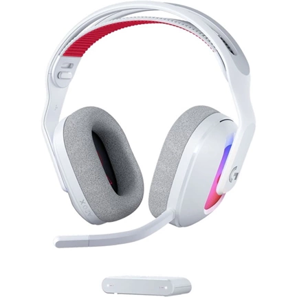 Logitech Astro A20 X vezeték nélküli fejhallgató játékhoz Playsync Audio-val és Lightsync RGB-vel, fehér