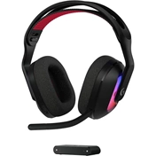 Logitech Astro A20 X vezeték nélküli fejhallgató játékhoz Playsync Audio-val és Lightsync RGB-vel, fekete