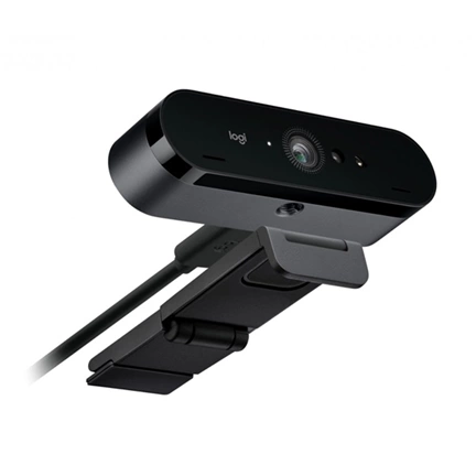 Logitech Brio 4K Windows Hello webkamera - UHD 2160p, grafitszürke