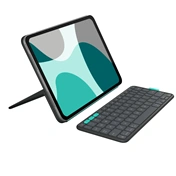 Logitech Flip Folio billentyűzet 11" iPad Pro M4, iPad Air M2/M3/M4, grafitszürke, angol