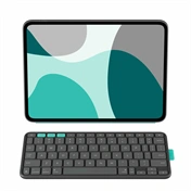 Logitech Flip Folio billentyűzet 11" iPad Pro M4, iPad Air M2/M3/M4, grafitszürke, angol