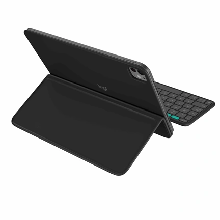 Logitech Flip Folio billentyűzet 11" iPad Pro M4, iPad Air M2/M3/M4, grafitszürke, angol