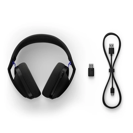 Logitech G321 Lightspeed 2,4G/Bt vezeték nélküli gaming fejhallgató, fekete