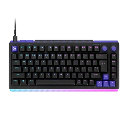 Logitech G512 X 75 billentyűzet játékhoz - mechanikus, analóg kapcsolók, taktilis, angol (nemzetközi) kiosztás, fekete