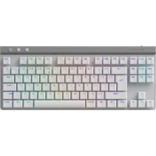 Logitech G515 Lightspeed TKL billentyűzet - játékhoz tervezett, vezeték nélküli, mechanikus, tactile, nemzetközi, fehér