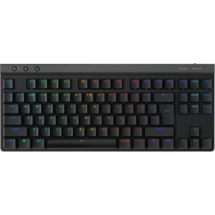 Logitech G515 Lightspeed TKL billentyűzet - játékhoz tervezett, vezeték nélküli, mechanikus, tactile, nemzetközi, fekete Logitech G515 Lightspeed TKL billentyűzet - játékhoz tervezett, vezeték nélküli, mechanikus, tactile, nemzetközi, fekete