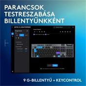 Logitech G915 X LIGHTSPEED US vezeték nélküli fekete billentyűzet