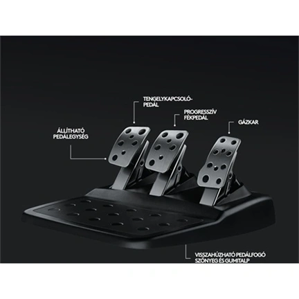 Logitech G920/G29 kormány/pedál + G335 fejhallgató, fekete