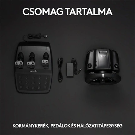 Logitech G920/G29 kormány/pedál + G335 fejhallgató, fekete