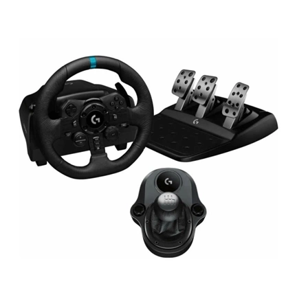 Logitech G923 SE TrueForce szimulátor-versenykormány + sebességváltó PC/PS4/PS5 fekete Logitech G923 SE TrueForce szimulátor-versenykormány + sebességváltó PC/PS4/PS5 fekete