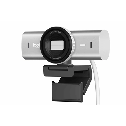 Logitech MX Brio webkamera - UHD 4K, halványszürke