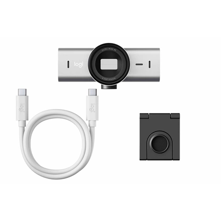 Logitech MX Brio webkamera - UHD 4K, halványszürke