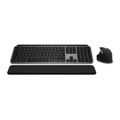 Logitech MX Keys S Combo for Mac billentyűzet + egér - vezeték nélküli, hátsó megvilágítású, sötétszürke, angol (US Int)