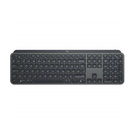 Logitech MX Keys S for Mac billentyűzet - vezeték nélküli, hátsó megvilágítású, nemzetközi, sötétszürke