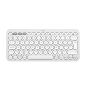 Logitech Pebble Keys 2 K380s billentyűzet - Bluetooth, nemzetközi, fehér