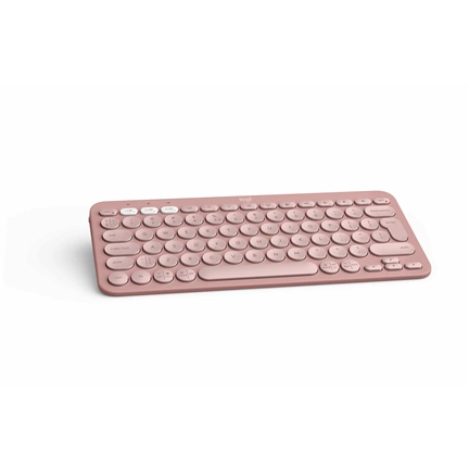 Logitech Pebble Keys 2 K380s billentyűzet - Bluetooth, nemzetközi, rózsaszín