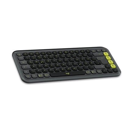 Logitech Pop Icon Wireless Keyboard Graphite US