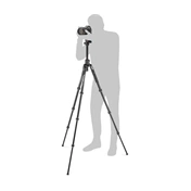 MANFROTTO Befree GT XPRO Makrófotós alu állvány, tekerős lábzárral, elforgatható középoszloppal