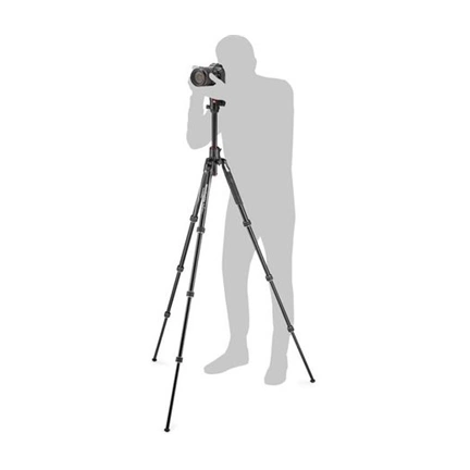 MANFROTTO Befree GT XPRO Makrófotós alu állvány, tekerős lábzárral, elforgatható középoszloppal