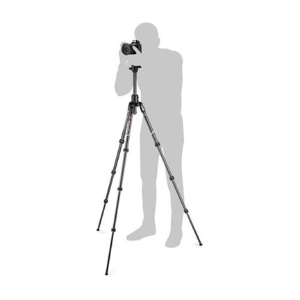 MANFROTTO Befree GT XPRO karbon állvány, tekerős lábzárral, elforgatható középoszloppal