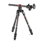 MANFROTTO Befree GT XPRO karbon állvány, tekerős lábzárral, elforgatható középoszloppal