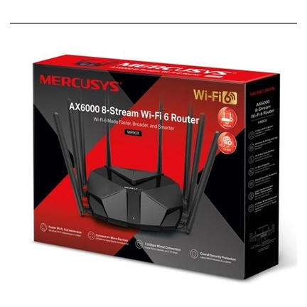 MERCUSYS MR90X AX6000 8-Stream Wi-Fi 6 Router